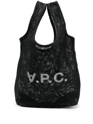 Τσάντα shopper με σχέδιο από διχτυωτό A.p.c.