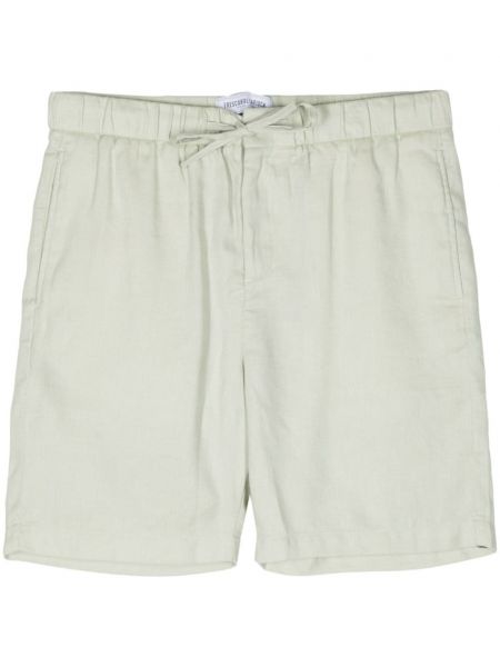 Shorts en lin en coton Frescobol Carioca vert