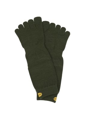 Vlněné ponožky Vibram Fivefingers khaki