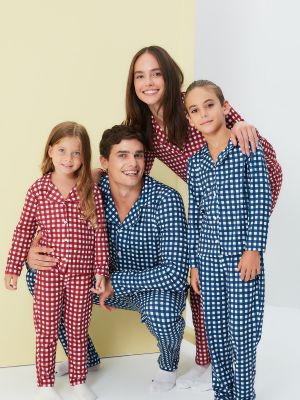Kostkované pyžamo Trendyol