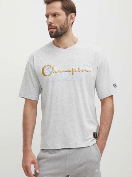 Koszulka bawełniana Champion szara