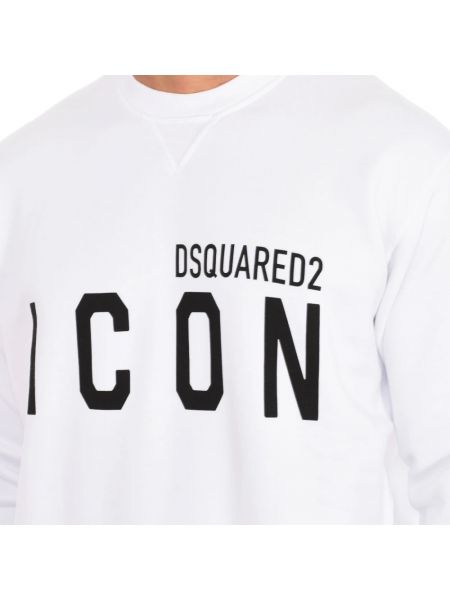 Bluza z kapturem Dsquared2 biała