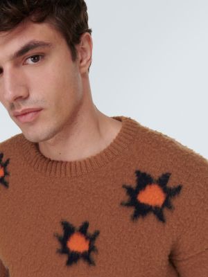 Vuneni džemper od kašmira Zegna narančasta