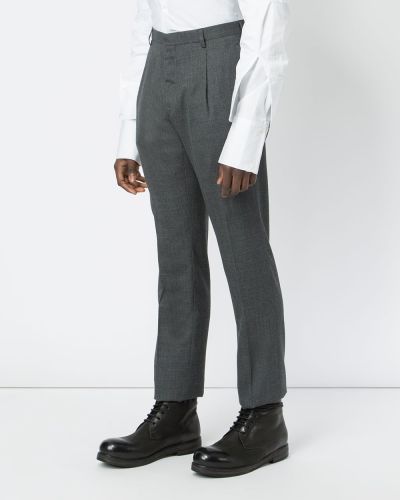 Rovné kalhoty Delada šedé