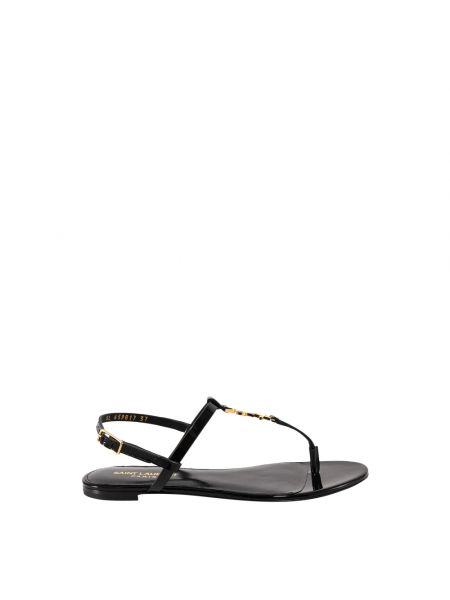 Sandale ohne absatz Saint Laurent schwarz