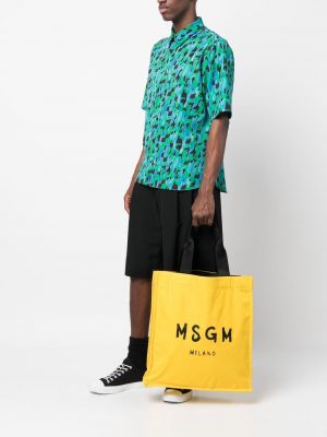 Shopper handtasche mit print Msgm
