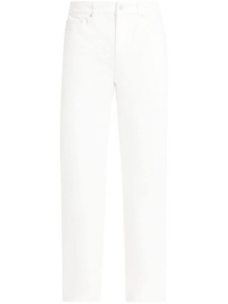 Proste jeansy Lacoste białe
