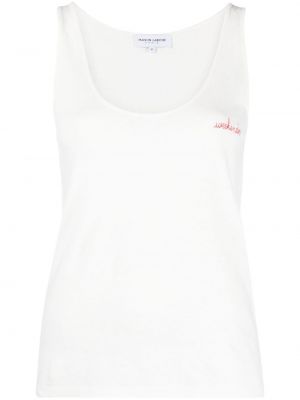 Trykt vest Maison Labiche hvit