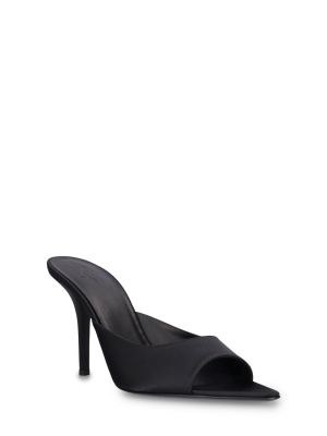 Saténové sandály Gia Borghini černé