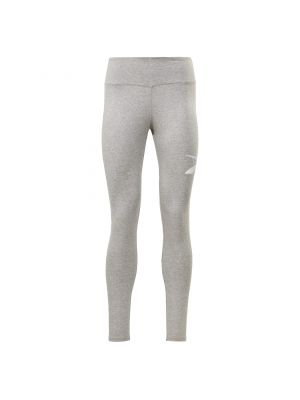 Jednofarebné bavlnené teplákové nohavice skinny fit Reebok Sport