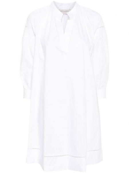 Ίσιο φόρεμα Ermanno Firenze λευκό