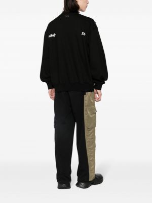 Sweatshirt mit stickerei aus baumwoll Songzio schwarz