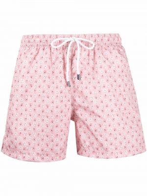 Trykt shorts Fedeli rosa