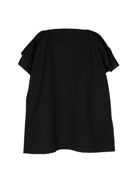 Koszulka bez rękawów z falbankami asymetryczna Junya Watanabe czarna