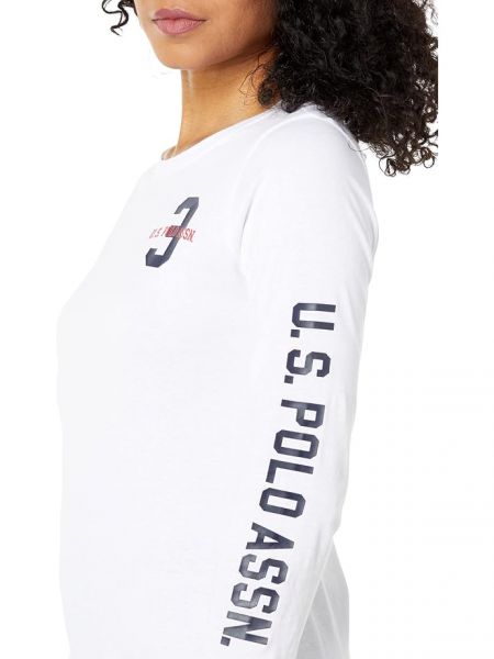 Рубашка с длинным рукавом U.s. Polo Assn. белая