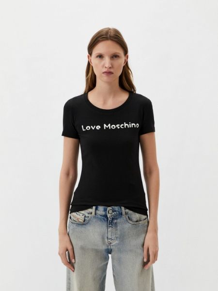 Футболка Love Moschino черная
