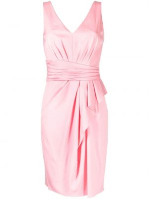 Ασύμμετρη μίντι φόρεμα Paule Ka ροζ