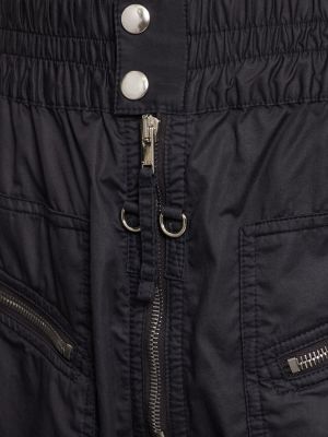 Bavlnené nohavice Isabel Marant čierna