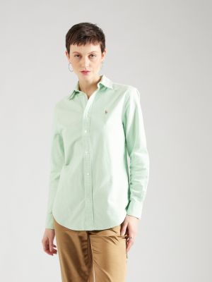 Voľná priliehavá košeľa Polo Ralph Lauren zelená