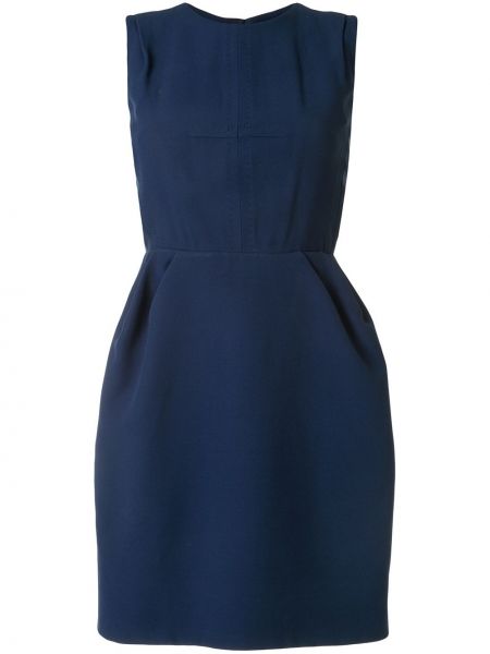 Платье без рукавов Louis Vuitton, синее