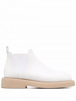 Chelsea boots en cuir Marsèll blanc