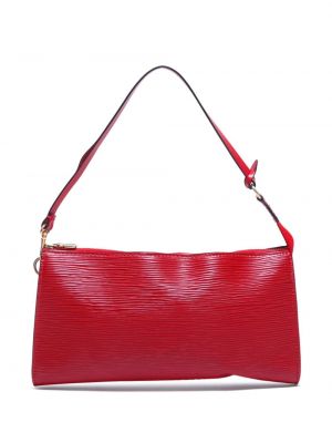 Usnjena torbica za čez ramo Louis Vuitton rdeča