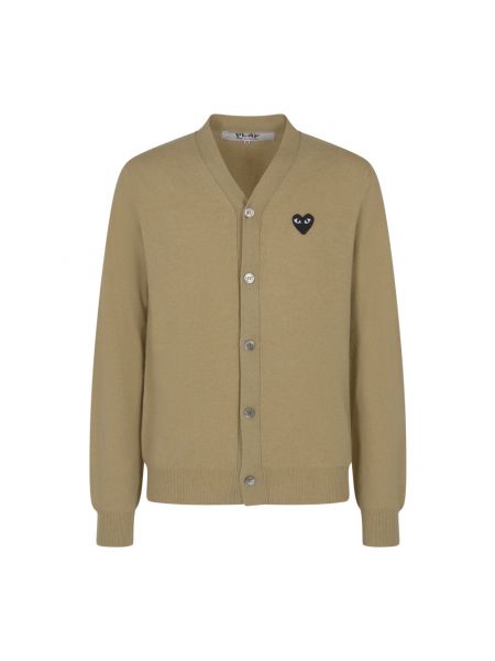 Sweter Comme Des Garcons Play beżowy