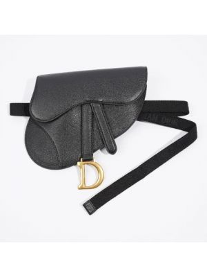 Nerka skórzana Dior Vintage czarna