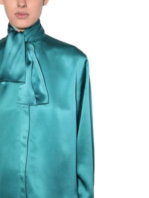 Svilena satenska bluza Balenciaga