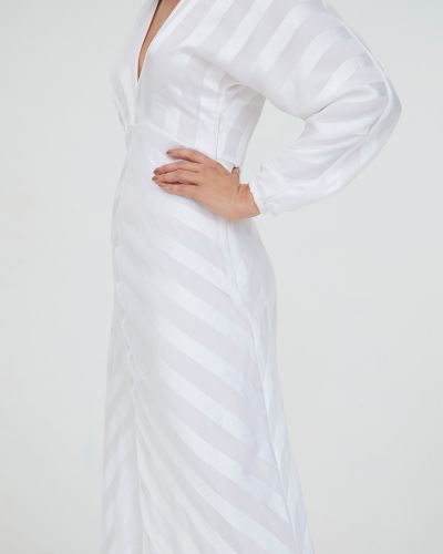 Košeľové šaty About You X Iconic By Tatiana Kucharova biela