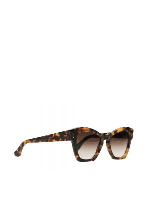 Okulary przeciwsłoneczne Alberta Ferretti brązowe