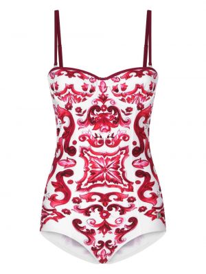 Einteiliger badeanzug mit print Dolce & Gabbana