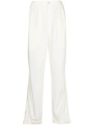 Pantalon en lyocell Tom Ford blanc