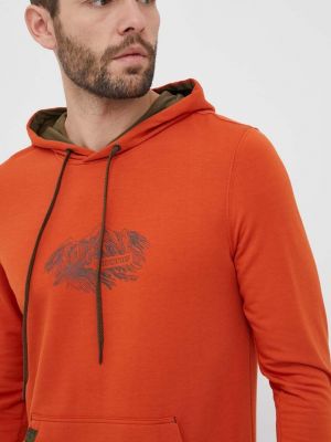Kapucnis pulóver Viking narancsszínű