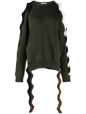 Вълнен пуловер Monse зелено
