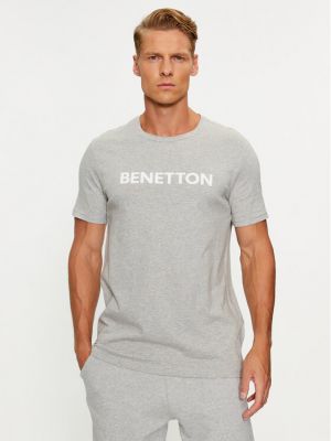 Тениска United Colors Of Benetton сиво