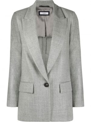 Mantel mit v-ausschnitt Peserico grau