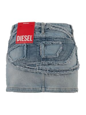 Spódnica jeansowa Diesel niebieska