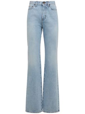 Straight leg-jeans i bomull Saint Laurent