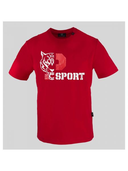 Sportovní tričko s krátkými rukávy Philipp Plein Sport červené