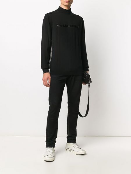 Jersey de tela jersey Karl Lagerfeld negro