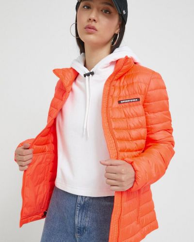 Rövid kabát Superdry narancsszínű