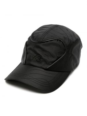 Siuvinėtas kepurė su snapeliu Y-3 juoda
