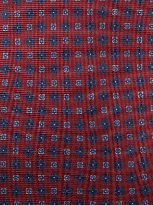 Jedwabny krawat w kwiatki Corneliani