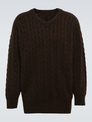 Džemper od kašmira The Row siva