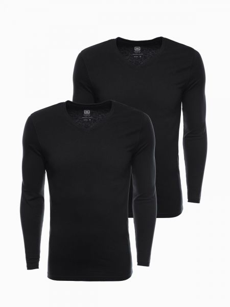 Μακρυμάνικη μπλούζα Ombre μαύρο