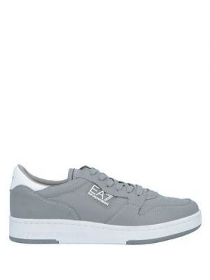 Sneakers di pelle Ea7 grigio