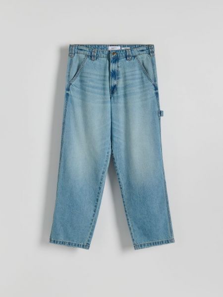 Priliehavé džínsy s rovným strihom Reserved