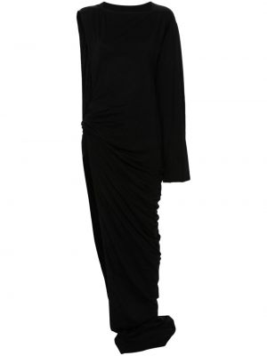 Sukienka bawełniana Rick Owens Drkshdw czarna