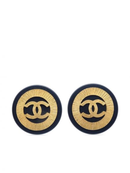 Σκουλαρίκια με κουμπιά Chanel Pre-owned